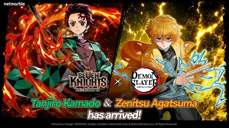 Demon Slayer's Tanjiro And Zenitsu Join Seven Knights Re:BIRTH Roster Until October 29
