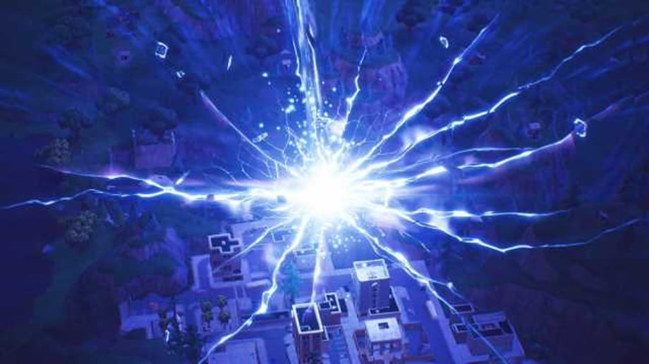 FORTNITE BATTLE ROYALE Rocket Launches Ahead Of Season 5 Leaving Massive Tear In The Sky