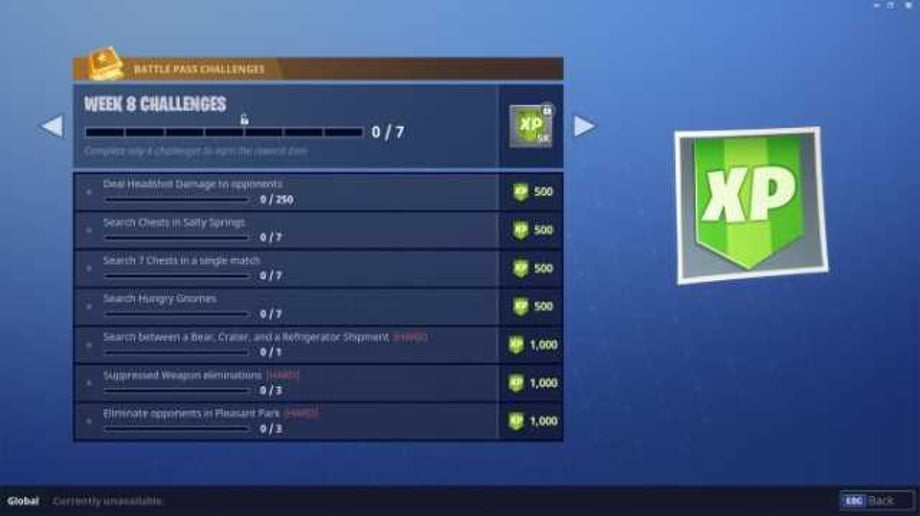 FORTNITE Season 4 Week 8 Challenges Live: Hungry Gnome And Hidden Battle Pass Locations