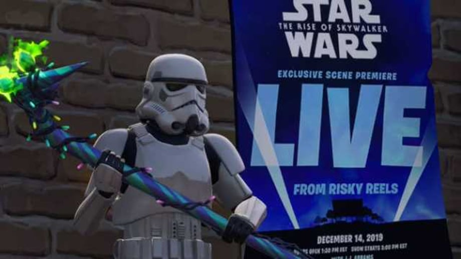FORTNITE To Show Special STAR WARS: THE RISE OF SKYWALKER Scene At Risky Reels Next Week