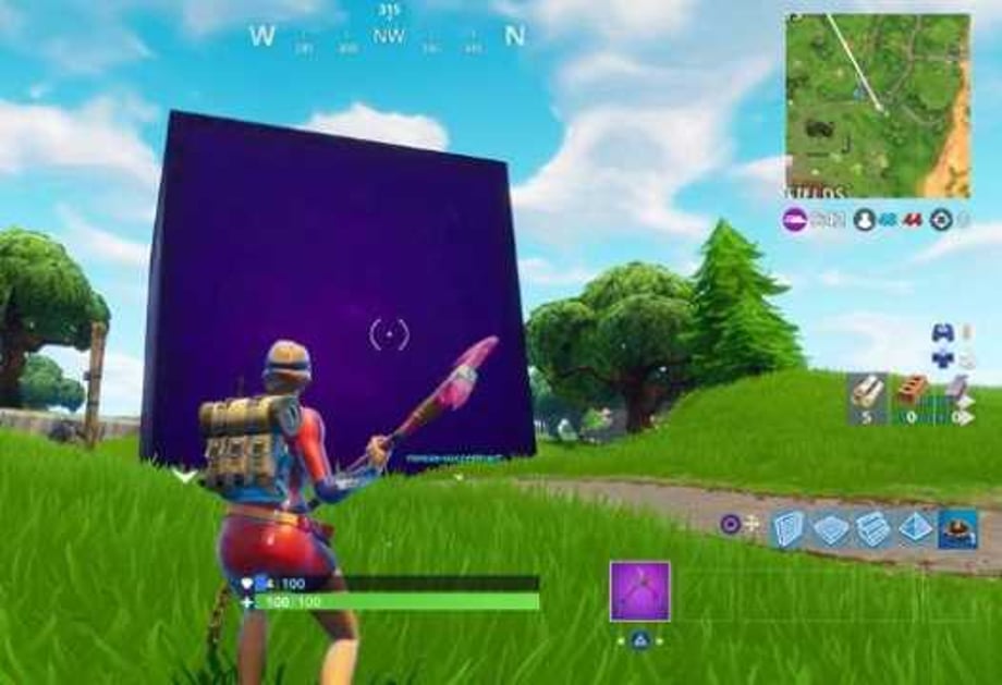 FORTNITE Update Adds Mysterious Purple Cube And Replaces Tomato Town With Tomato Temple
