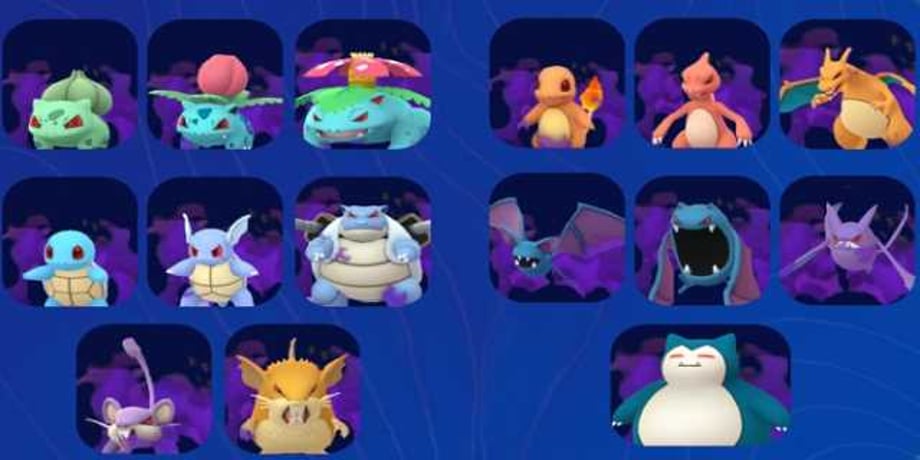Here Is The Full List Of Current Shadow Pokémon Available To Trainers In POKÉMON GO