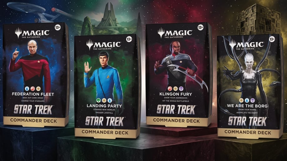 Magic: The Gathering's Star Trek Decks Arrive This November - Resistance Is Futile