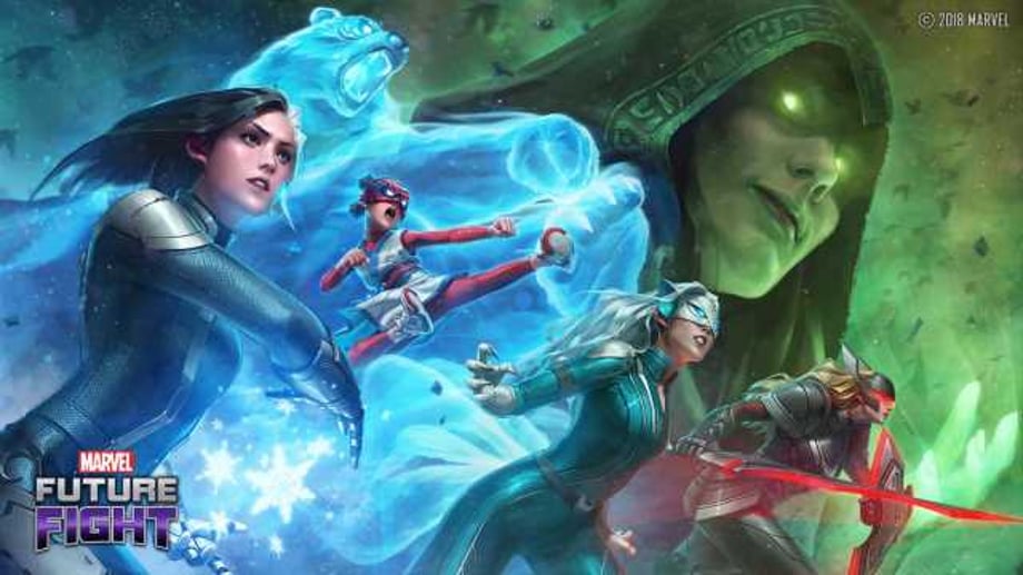 MARVEL FUTURE FIGHT Adds Original Hero "Crescent & Io" Alongside Morgan Le Fay And White Fox