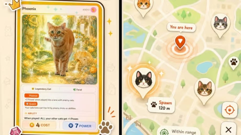 Pokémon Go-Inspired Mobile App CAT COLLECTOR Allows Feline Fanatics To Collect Their Neighborhood Strays