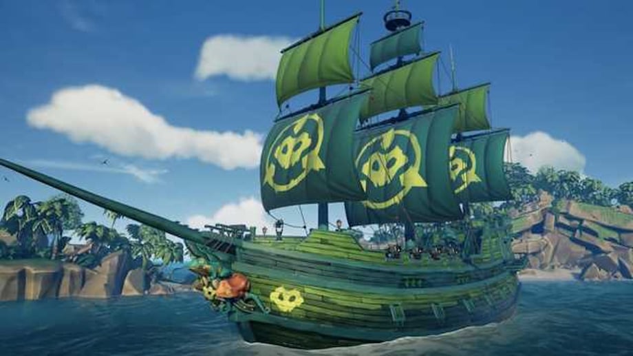 SEA OF THIEVES Players Who Purchase BATTLETOADS Will Get An Awesome "Fightin' Frogs" Ship Set