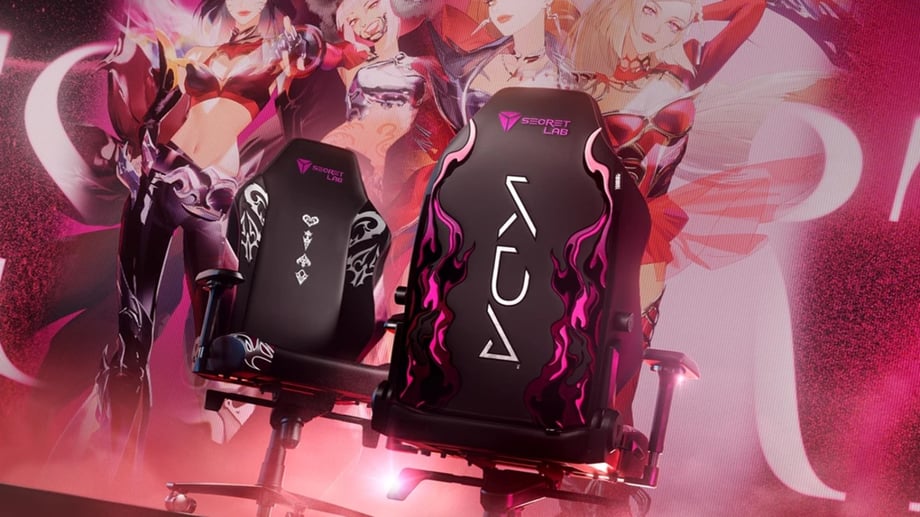 Secretlab Reveals K/DA FIRESTARTER Chair And Its First K/DA Desk