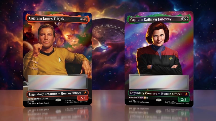 William Shatner Hand-Signed Star Trek Cards Are Coming To Magic: The Gathering - How High Can They Go?
