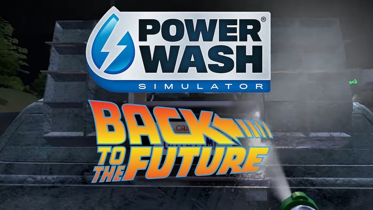 New PowerWash Simulator DLC goes “Back to the Future”