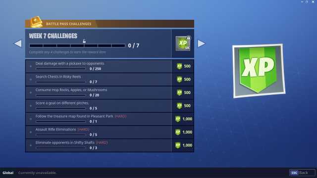 fortnite battle royale season 4 week 7 challenges now live with update 4 4 1 - 44 fortnite patch notes