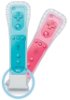 Blue and Pink Wii Remotes