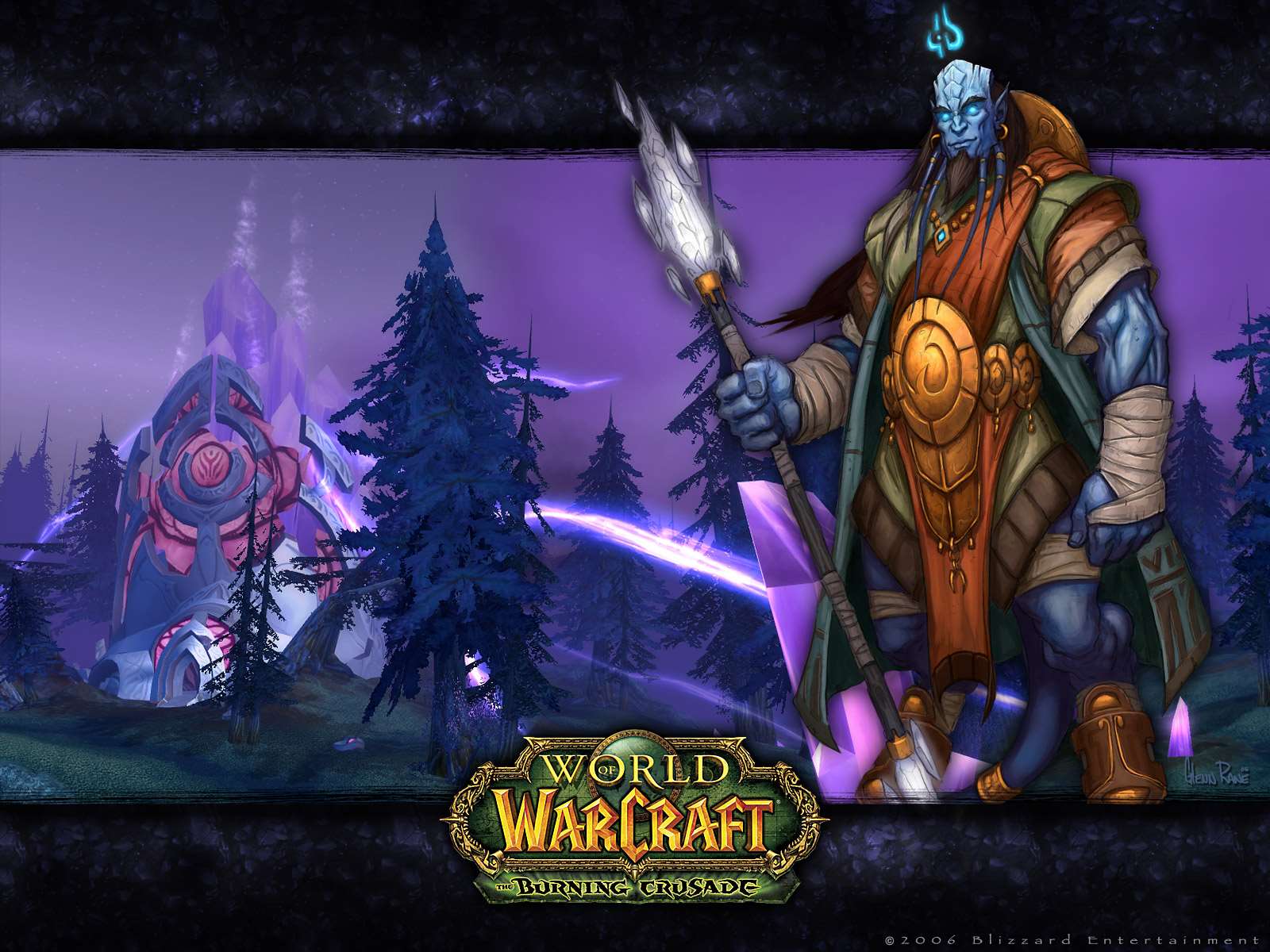 warrior, WLOP, World of Warcraft, draenei | 3840x1620 Wallpaper -  wallhaven.cc
