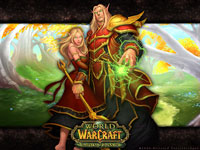 Official WoW - Burning Crusade Wallpaper: Blood Elves