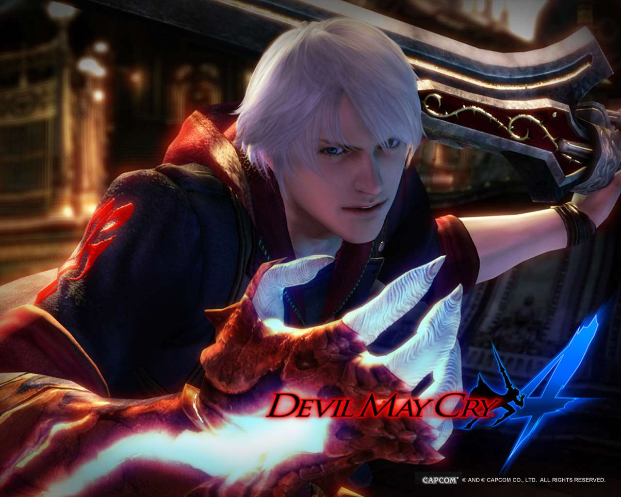 Official Devil May Cry 4 Wallpaper 4 (1280 x 1024)