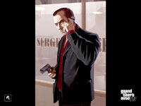 Official Grand Theft Auto IV Character Wallpaper: F Austin