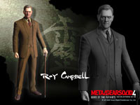 Official MGS4 Roy Campbell Wallpaper