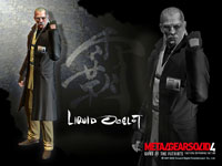 Official MGS4 Liquid Ocelot Wallpaper