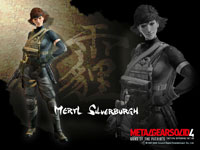 Official MGS4 Meryl Silverburgh Wallpaper