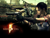 HolyFragger.com Resident Evil 5 Wallpaper 4 - Chris and Sheva