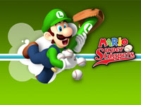 Mario Super Sluggers Walpaper - Luigi