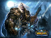 Official WoW - Wrath of the Witch King Wallpaper: Death Knight Arthas