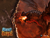 Official BattleForge Wallpaper - Fire Dragon