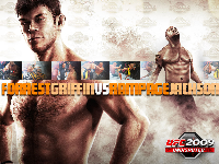 UFC 2009 Undisputed Wallpaper - Forrest Griffin & Rampage Jackson