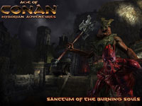 Official Age of Conan Wallpaper: Sanctum of the Burning Souls